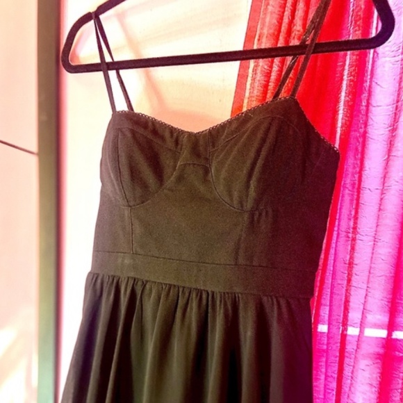 Y2k Vintage American Eagle Handkerchief Dress Paisley Asymmetrical Women’s Small - Picture 3 of 4